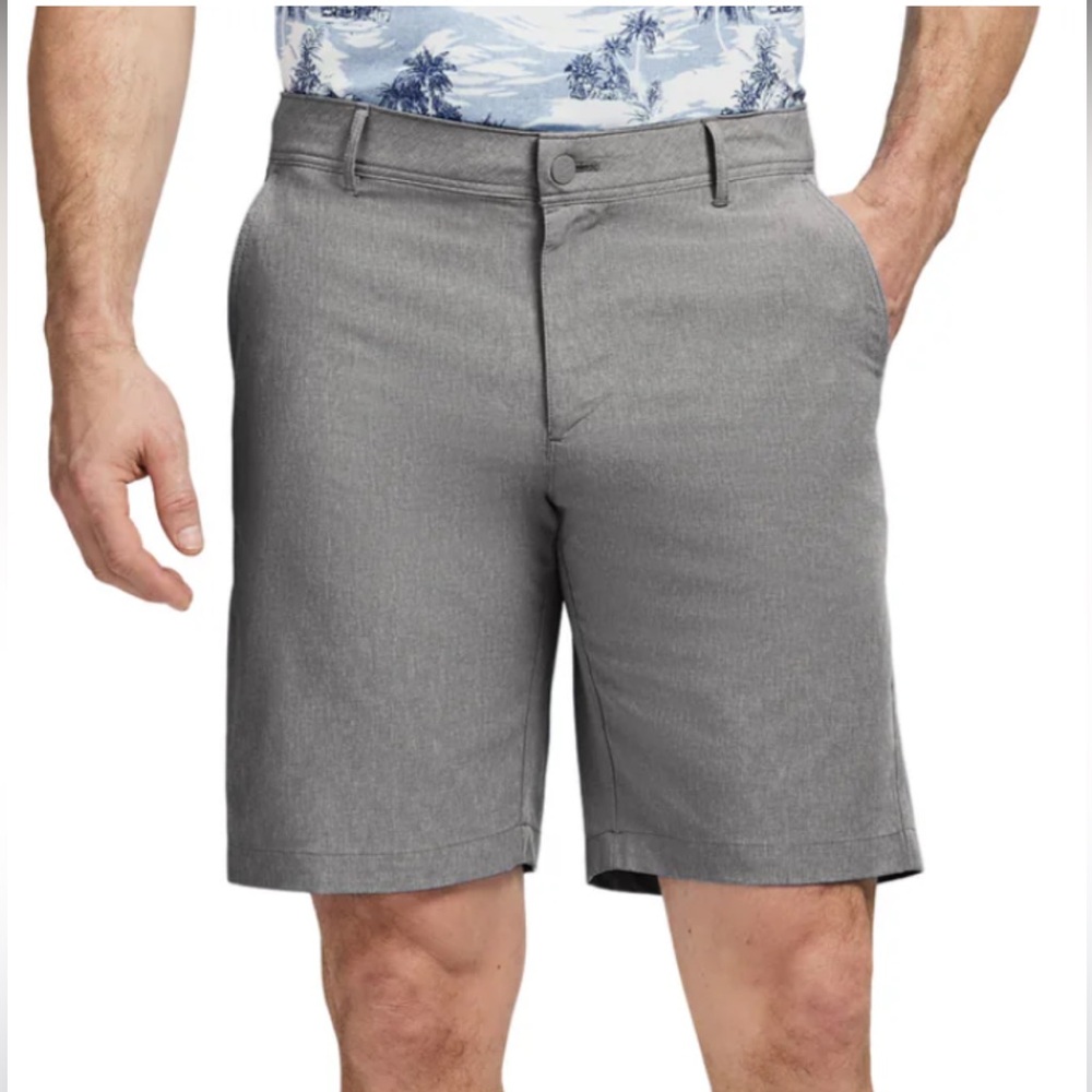IZOD Saltwater Hybrid Performance Shorts Smoked Pearl Size 48W